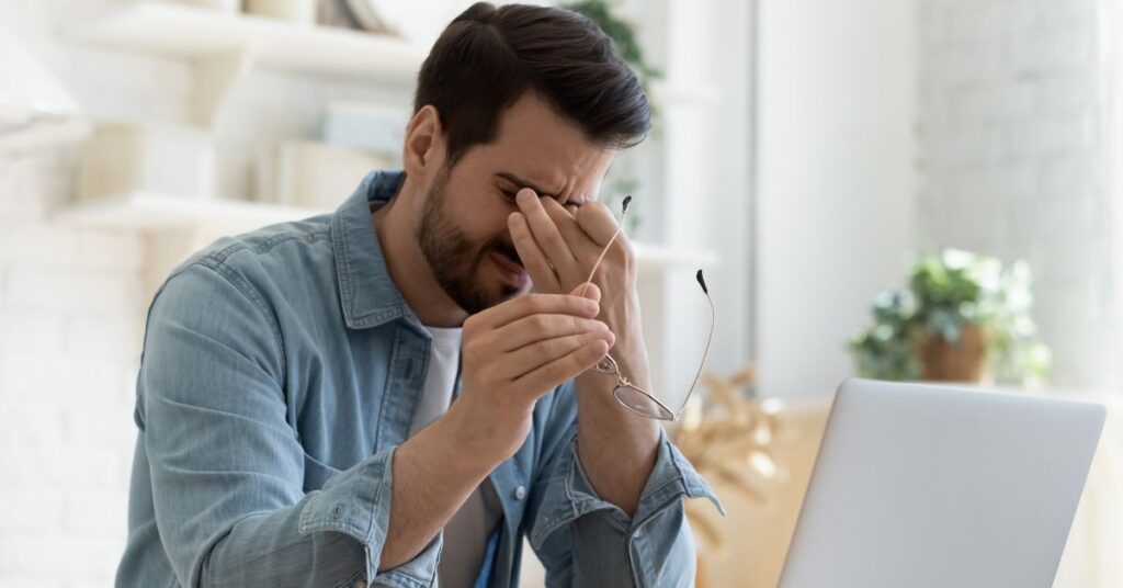 Chronic fatigue syndrome condition with persistent fatigue and brain fog